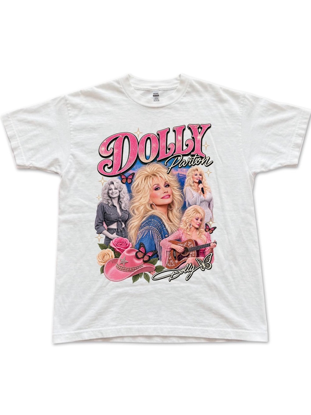 Dolly Parton the Queen of Country Music Tribute Shirt, the Iron Butterfly Tee